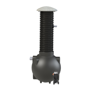 3626383SIL IISI Pumpbrunn 350L för avloppsvatten med skärande pump, med backventil, 40mm