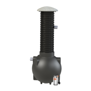 3626419 IISI Pumpbrunn 350L för sedimenterade- och BDT-vatten, genomventilerad, 110mm